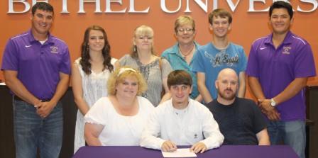 Andrew Butler Signs with Bethel Tennis